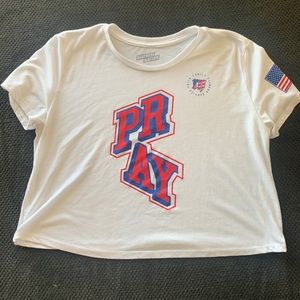 Mayhem Nation Cropped Women’s Tee. Size L.